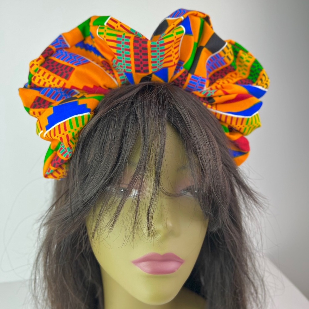 Handmade  African Print Ankara Scrunchie Headband